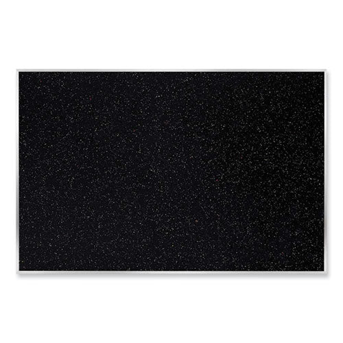 Satin Aluminum-frame Recycled Rubber Bulletin Boards, 60.5 X 36.5, Confetti Surface, Ships In 7-10 Business Days