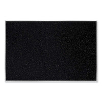 Satin Aluminum-frame Recycled Rubber Bulletin Boards, 120.5 X 48.5, Confetti Surface, Ships In 7-10 Business Days