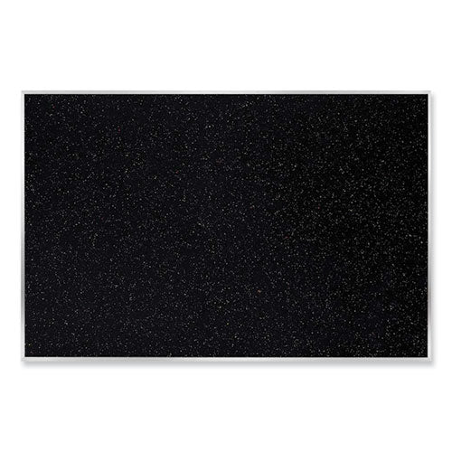 Satin Aluminum-frame Recycled Rubber Bulletin Boards, 120.5 X 48.5, Confetti Surface, Ships In 7-10 Business Days