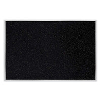 Satin Aluminum-frame Recycled Rubber Bulletin Boards, 96.5 X 48.5, Confetti Surface, Ships In 7-10 Business Days