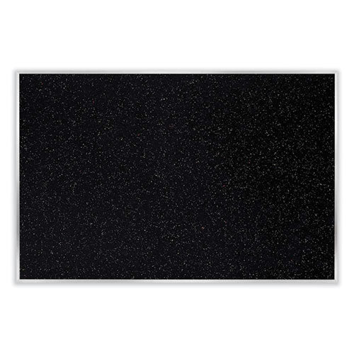 Satin Aluminum-frame Recycled Rubber Bulletin Boards, 96.5 X 48.5, Confetti Surface, Ships In 7-10 Business Days