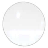 Coda Low Profile Circular Non-magnetic Glassboard, 24 Diameter, White Surface, Ships In 7-10 Business Days