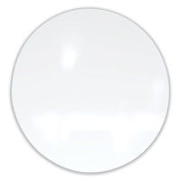 Coda Low Profile Circular Non-magnetic Glassboard, 36 Diameter, White Surface, Ships In 7-10 Business Days