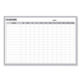 In/out Magnetic Whiteboard, 36 X 24, White/gray Surface, Satin Aluminum Frame, Ships In 7-10 Business Days