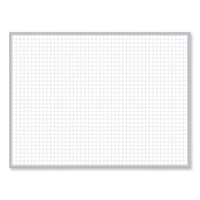 Magnetic Porcelain Whiteboard With Satin Aluminum Frame, 36.5 X 60.5, White Surface, Ships In 7-10 Business Days