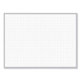 Magnetic Porcelain Whiteboard With Satin Aluminum Frame, 36.5 X 60.5, White Surface, Ships In 7-10 Business Days