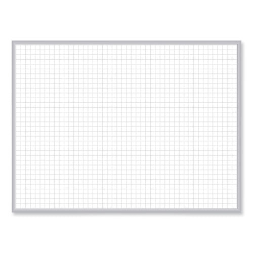 Magnetic Porcelain Whiteboard With Satin Aluminum Frame, 36.5 X 60.5, White Surface, Ships In 7-10 Business Days