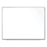 Magnetic Porcelain Whiteboard With Aluminum Frame, 72.5 X 60.47, White Surface, Satin Aluminum Frame, Ships In 7-10 Bus Days