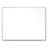 Magnetic Porcelain Whiteboard With Aluminum Frame, 72.5 X 60.47, White Surface, Satin Aluminum Frame, Ships In 7-10 Bus Days
