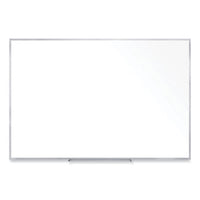 Non-magnetic Whiteboard With Aluminum Frame, 60.63 X 36.44, White Surface, Satin Aluminum Frame, Ships In 7-10 Business Days