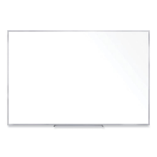 Non-magnetic Whiteboard With Aluminum Frame, 60.63 X 36.44, White Surface, Satin Aluminum Frame, Ships In 7-10 Business Days