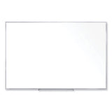 Non-magnetic Whiteboard With Aluminum Frame, 60.63 X 48.47, White Surface, Satin Aluminum Frame, Ships In 7-10 Business Days