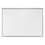 Proma Magnetic Porcelain Projection Whiteboard W/satin Aluminum Frame, 48.5 X 36.5, White Surface,ships In 7-10 Business Days