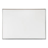 Proma Magnetic Porcelain Projection Whiteboard W/satin Aluminum Frame, 72.5 X 48.5, White Surface,ships In 7-10 Business Days