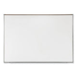 Proma Magnetic Porcelain Projection Whiteboard W/satin Aluminum Frame, 96.5 X 48.5, White Surface,ships In 7-10 Business Days