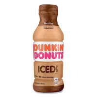 Mocha Iced Coffee Drink, 13.7 Oz Bottle, 12-carton