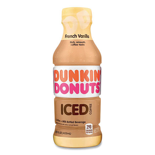 French Vanilla Iced Coffee Drink, 13.7 Oz Bottle, 12-carton