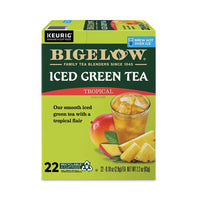 Tropical Iced Green Tea, K-cup, 0.10 Oz, 22-box