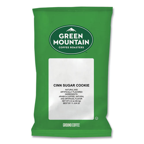 Cinnamon Sugar Cookie Coffee Fraction Packs, 2.2 Oz, 50-carton