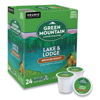 Lake And Lodge Coffee K-cups, Medium Roast, 24-box
