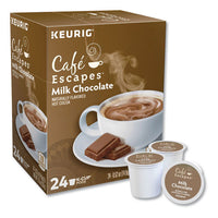 Café Escapes Milk Chocolate Hot Cocoa K-cups, 96-carton