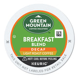 Breakfast Blend Decaf Coffee K-cups, 96-carton