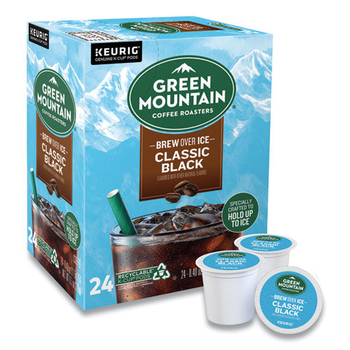 Classic Black Brew Over Ice Coffee K-cups, 24-box