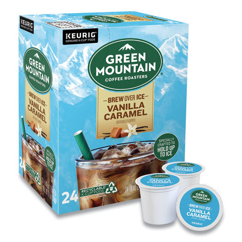 Vanilla Caramel Brew Over Ice Coffee K-cups, 24-box