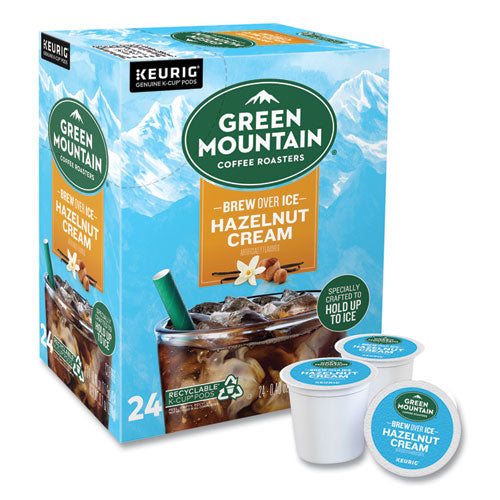 Hazelnut Cream Brew Over Ice Coffee K-cups, 24-box