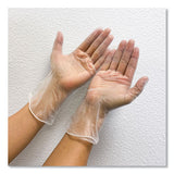 Single Use Vinyl Glove, Clear, Small, 1,000-carton