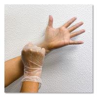 Single Use Vinyl Glove, Clear, Small, 1,000-carton