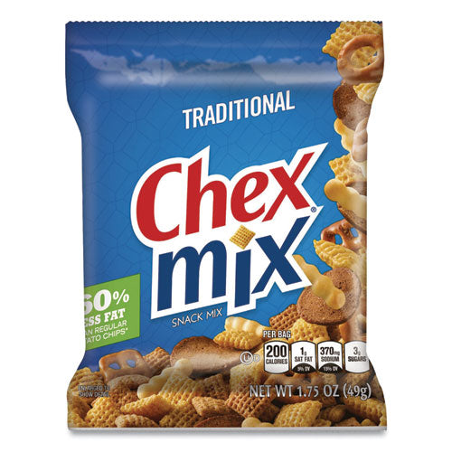 Traditional Snack Mix, 1.75 Oz Snack Pack, 60 Packs-carton