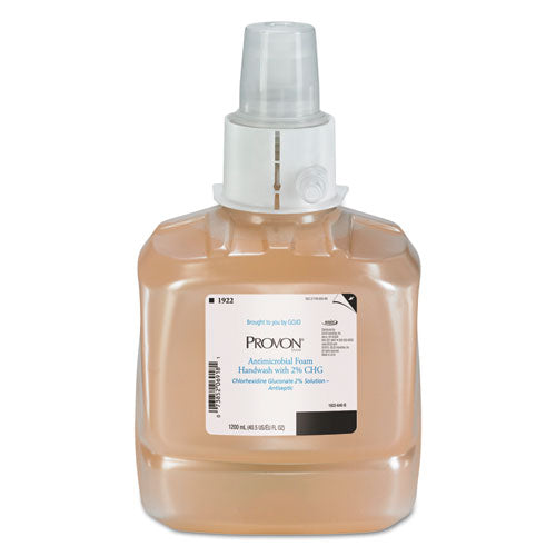Antimicrobial Foam Handwash, Fragrance-free, 1200 Ml, 2-carton