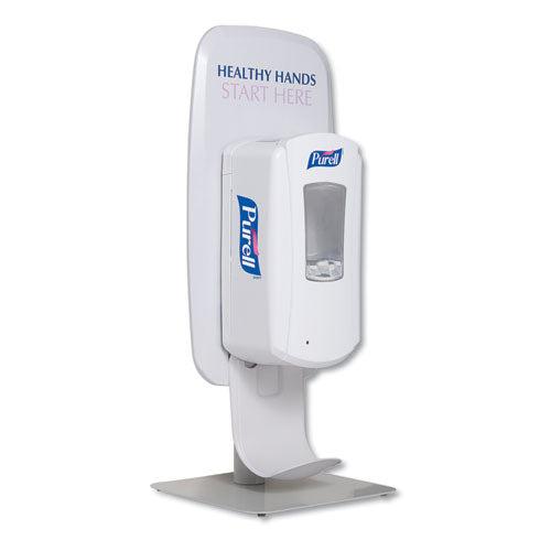 Ltx Or Tfx Table Top Dispenser Stand, 3.79" X 17.68" X 9.18", White