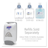 Fmx-12 Foam Hand Sanitizer Dispenser For 1200 Ml Refill, 6.6" X 5.13" X 11", White