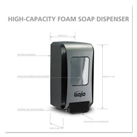 Fmx-20 Soap Dispenser, 2000 Ml, 6.5" X 4.7" X 11.7", Black-chrome, 6-carton