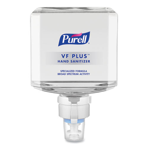 Vf Plus Hand Sanitizer Gel, 1,200 Ml Refill Bottle, Fragrance-free, For Es8 Dispensers, 2-carton