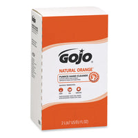 Natural Orange Pumice Hand Cleaner Refill, Citrus Scent, 2000ml, 4-carton