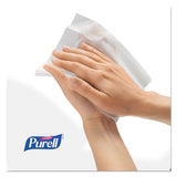 Hand Sanitizer Wipes Wall Mount Dispenser, 1200-1500 Wipe Capacity, 13.3 X 11 X 10.88, White