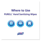 Sanitizing Hand Wipes, 5 X 7, 100-box