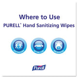 Premoistened Hand Sanitizing Wipes, 5.78" X 7", 100-canister, 12 Canisters-ct