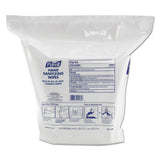 Hand Sanitizing Wipes, 6" X 8", White, Fresh Citrus Scent, 1200-refill Pouch, 2 Refills-carton