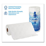 Sparkle Ps Perforated Paper Towels, 2-ply, 11x8 4-5, White,70 Sheets,30 Rolls-ct