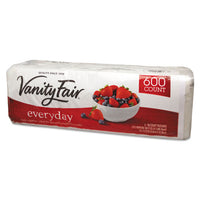 Vanity Fair Everyday Dinner Napkins, 2-ply, White, 300-pack