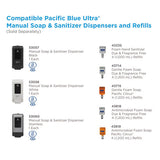 Pacific Blue Ultra Sanitizer Manual Refill, Unscented, 1000 Ml, 4-carton