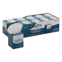 Ps Ultra Facial Tissue, 2-ply, White, 125 Sheets-box, 10 Boxes-carton