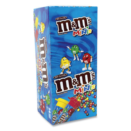 Milk Chocolate Mini Tubes, 1.08 Oz, 24 Tubes-box, Delivered In 1-4 Business Days