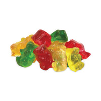 Goldbears Gummi Candy, 0.4 Oz Pouches, Lemon; Orange; Pineapple; Rasberry; Strawberry, 54/tub, Ships In 1-3 Business Days