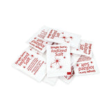 Iodized Salt Packet, 0.6 G Packet, 3,000/box, Ships In 1-3 Business Days