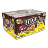 Mini Cookie Snack Packs, Chocolate Chip/mandms, 1.6 Oz Pouch, 30 Pouches/carton, Ships In 1-3 Business Days